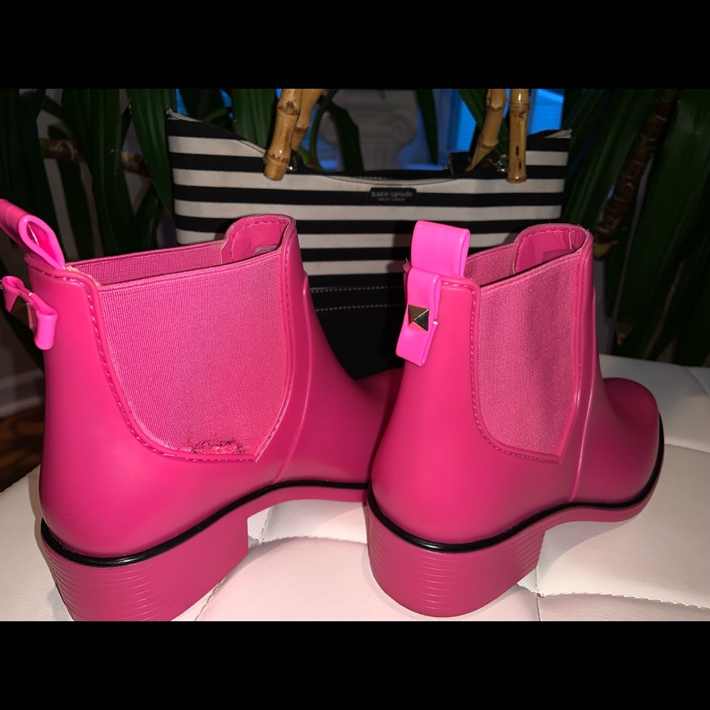 Cute Kate Spade ♠️ rain boot with purse - Picture 3 of 7